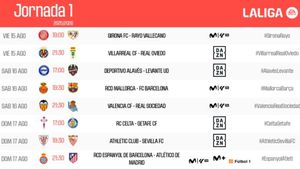 Los horarios de la primera jornada de la Liga 25-26.
