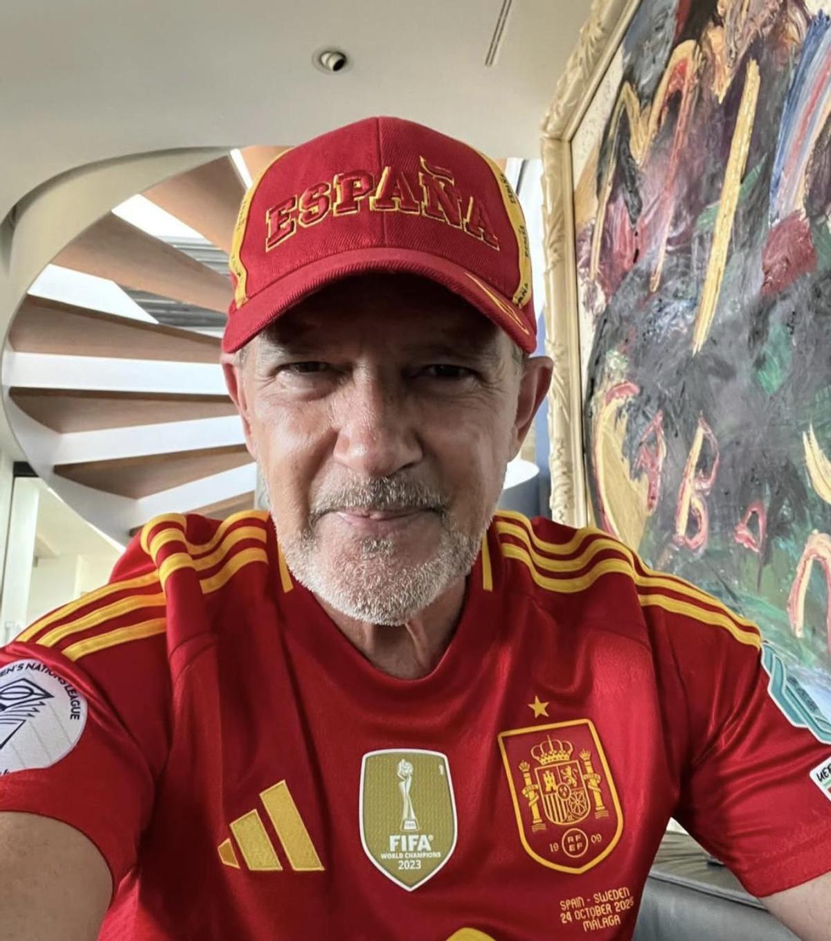 Antonio Banderas está siguiendo España en el Mundial 2026