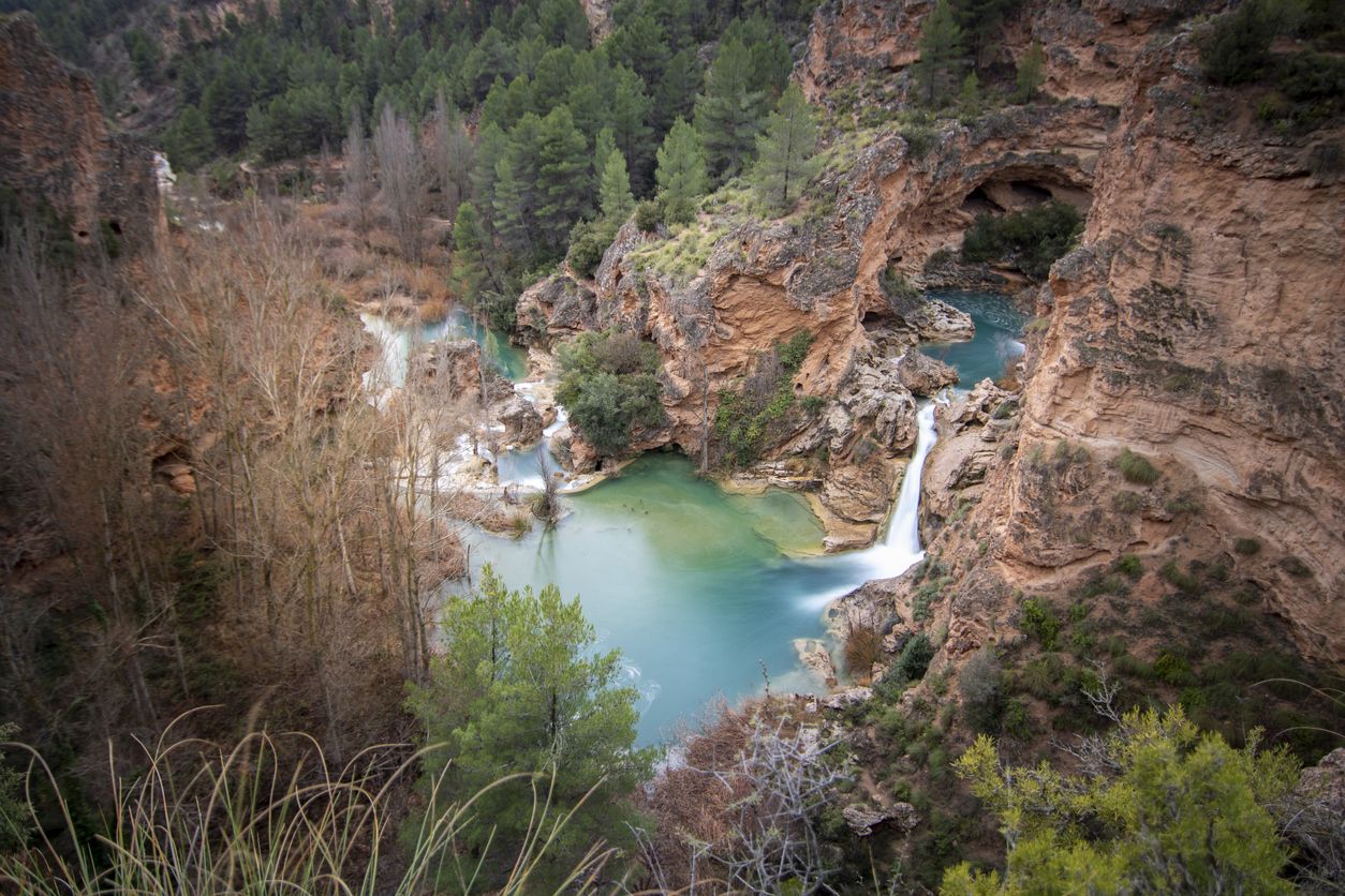 Las Chorreras, Cabriel, Cuenca  Paraíso de aguas cristalinas
