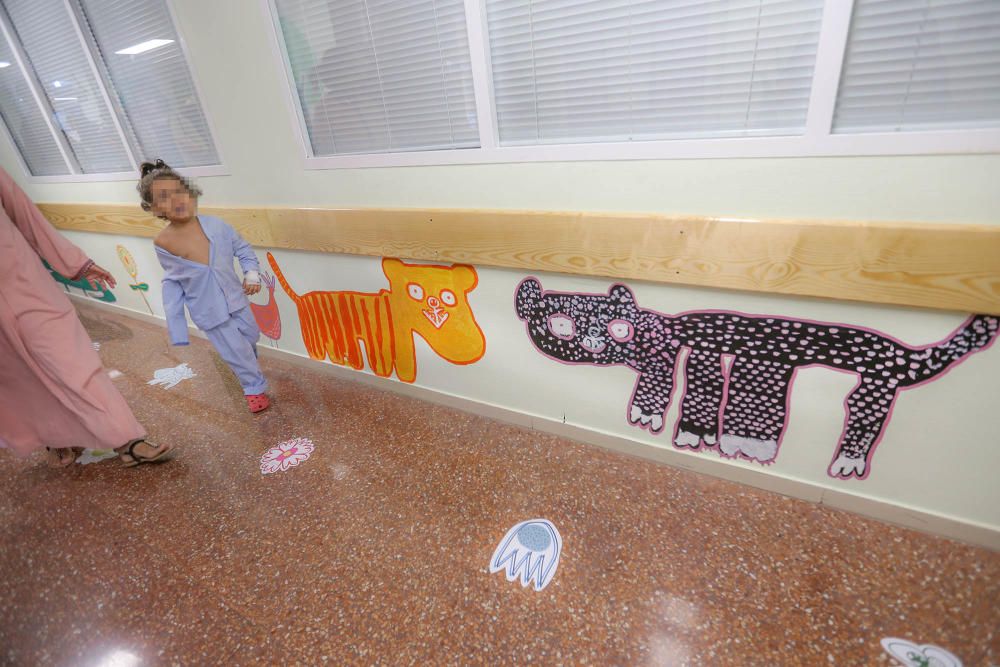 Inauguración del proyecto artístico en Pediatría