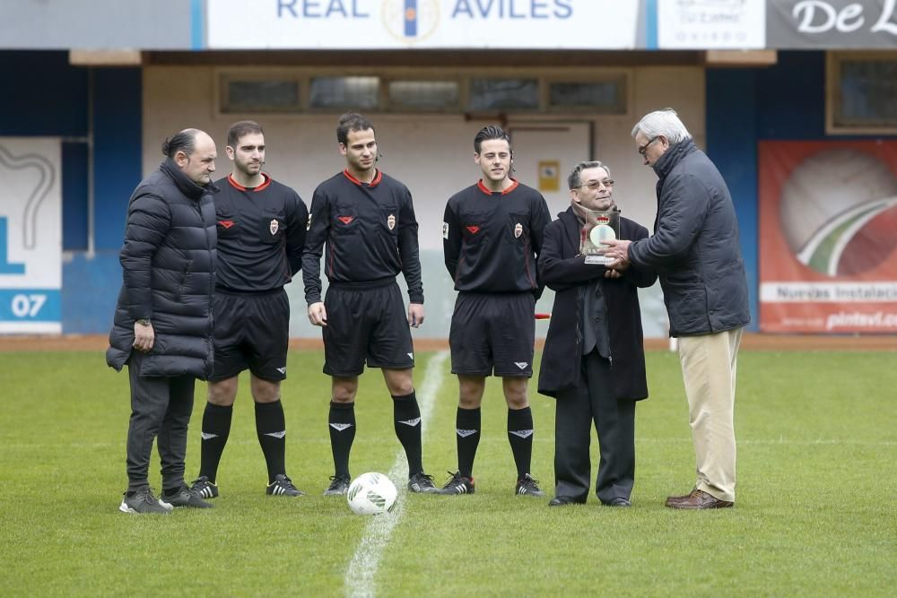 El partido entre el Avilés y el Llanera, en imágenes