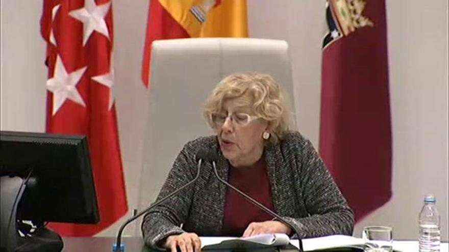 Tensión entre Carmena y Aguirre en el Pleno del Ayuntamiento