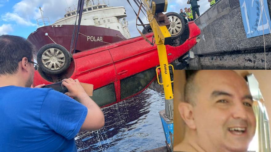 Localizan el cadáver del desaparecido Juan Carlos C. C. en el interior de un coche hundido en el Puerto