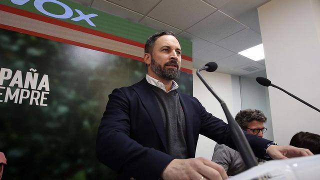 El líder de Vox, Santiago Abascal, analiza los resultados de las elecciones generales.