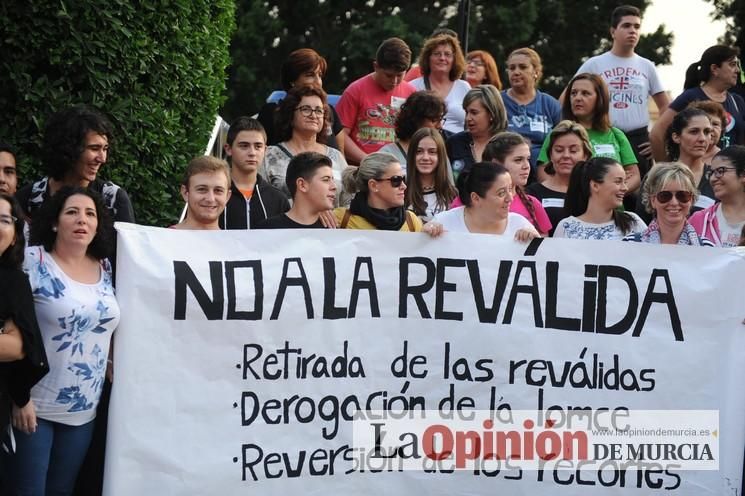 Manifestación contra la LOMCE en Murcia