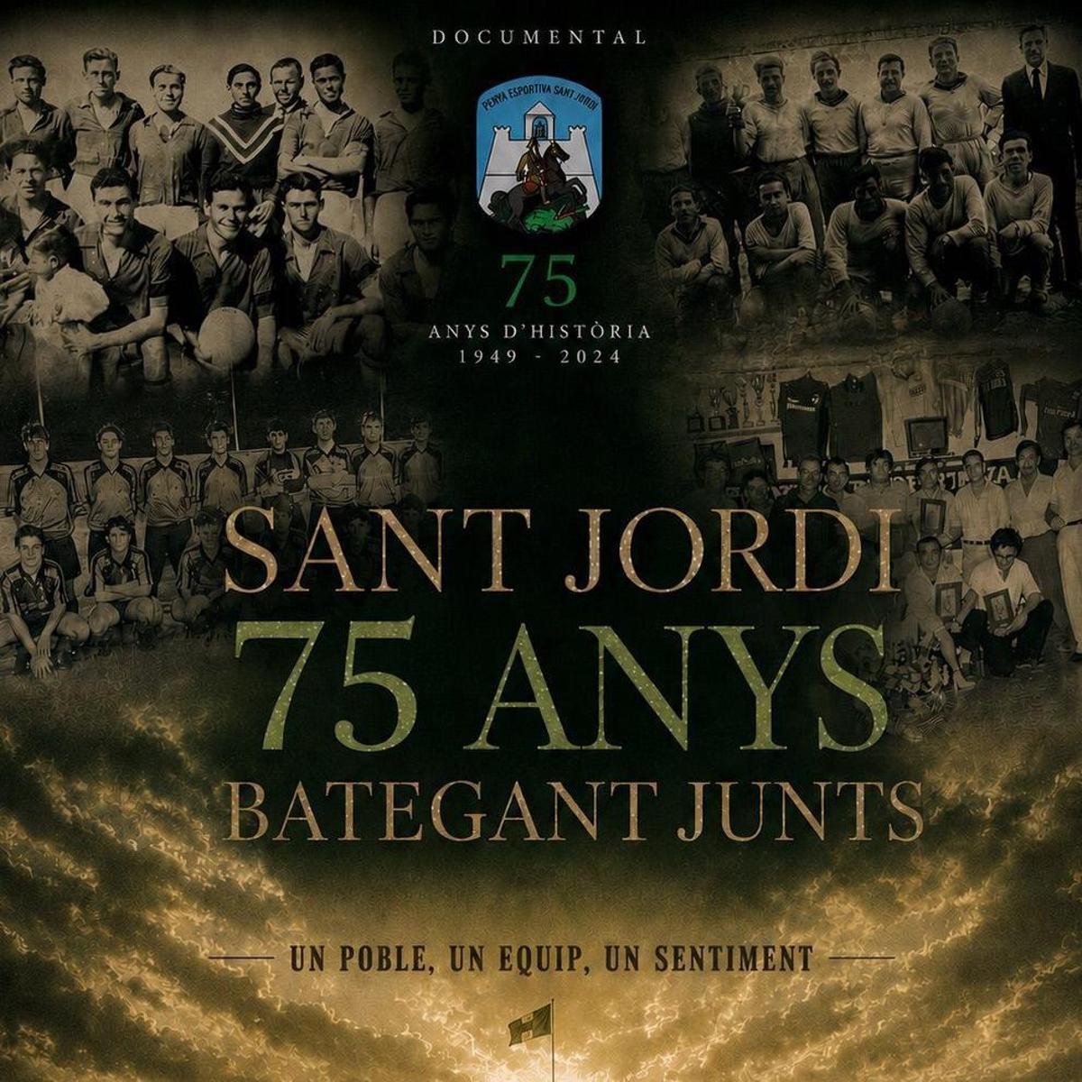 Presentación del documental '75 de nuestro club' de la PE Sant Jordi.