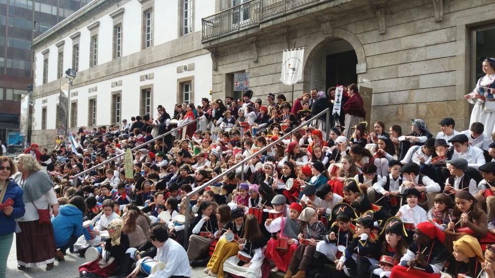 Así viven los niños la Reconquistiña de de Vigo