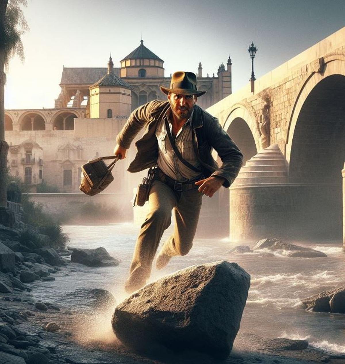 Indiana Jones, huyendo por el río Guadalquivir