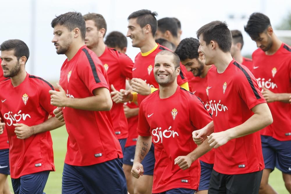 Entrenamiento del Sporting