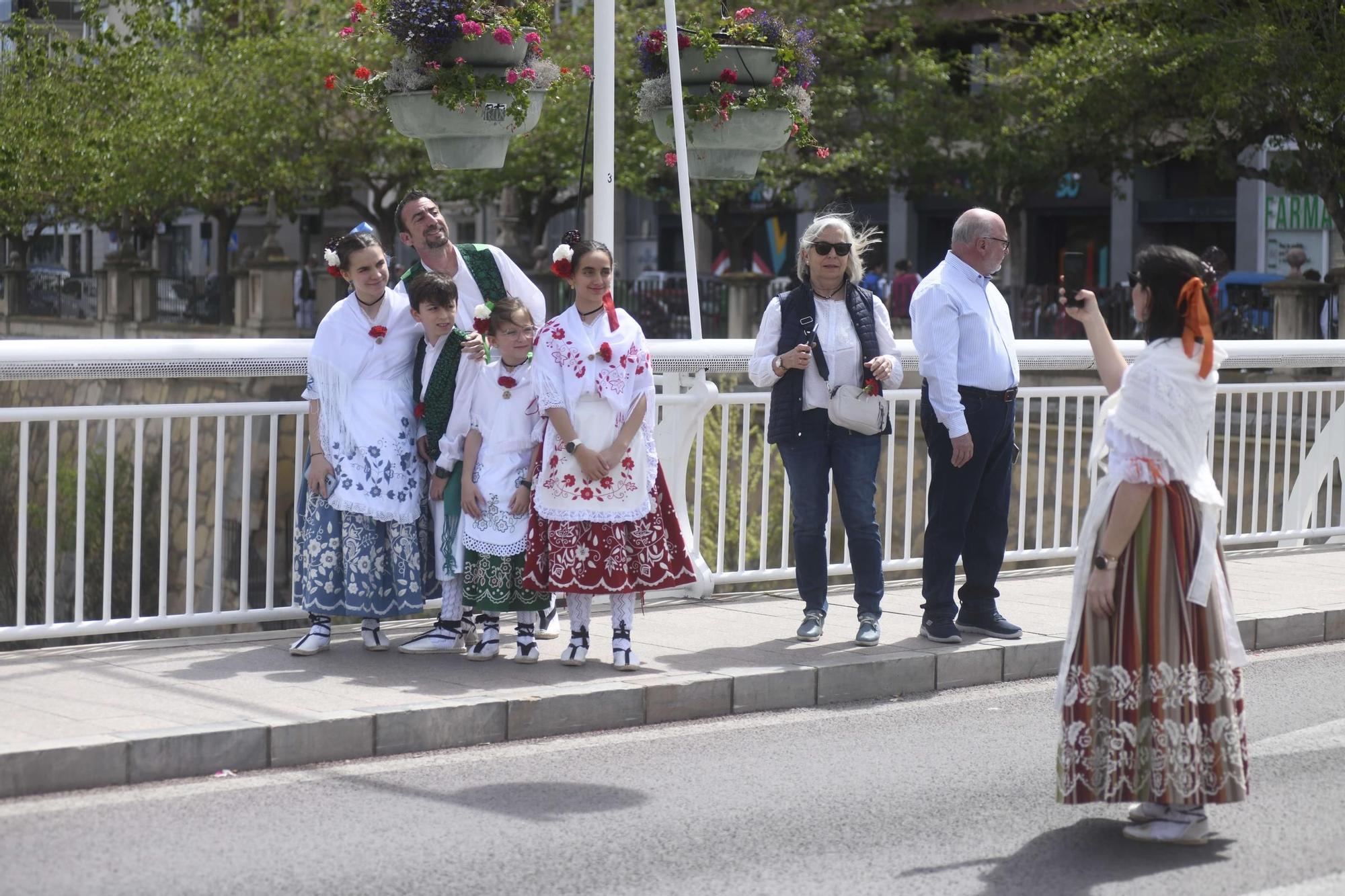 Ambiente en las calles del centro de Murcia durante el Bando de la Huerta (II)