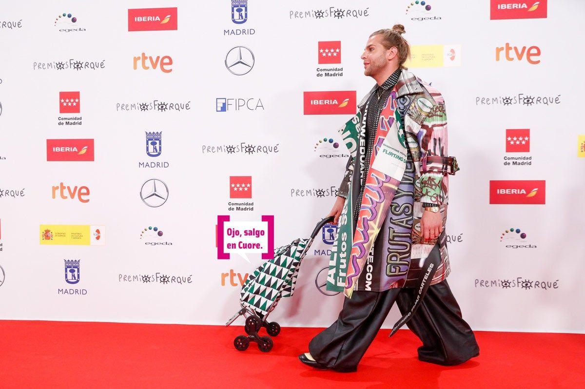 Eduardo Navarrete en los premios Forque