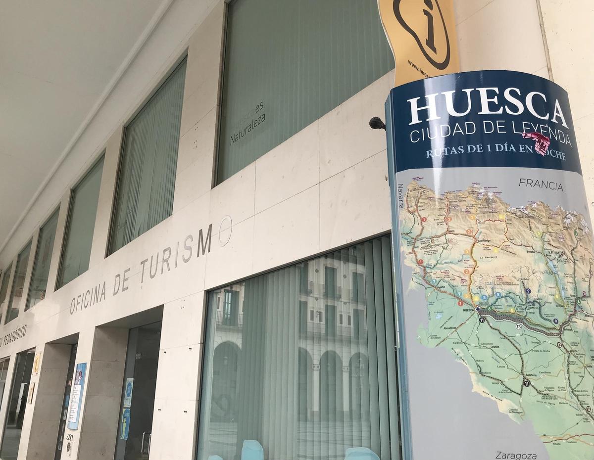 Sede de la Oficina de Turismo de Huesca.