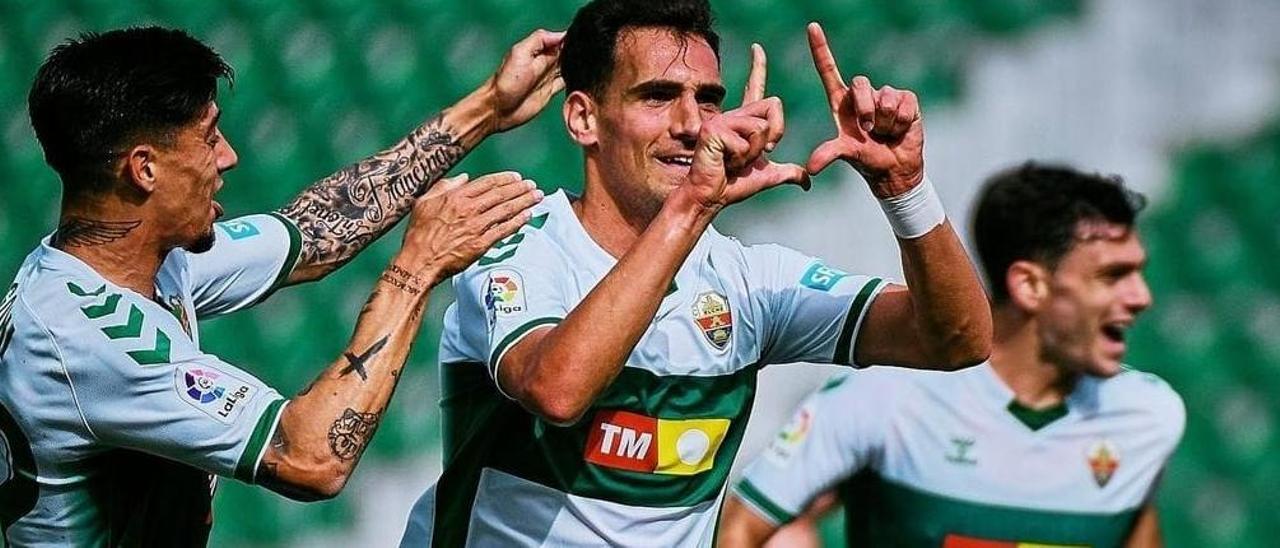 Dani Calvo, con el Elche