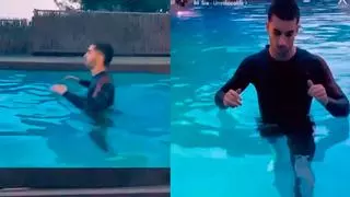 ¡El Tiburón Ferran Torres se lanza al agua!