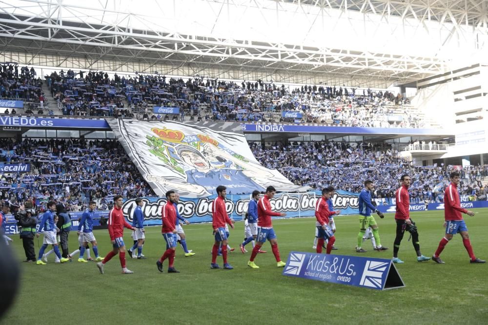 El derbi entre Oviedo y Sporting en imágenes