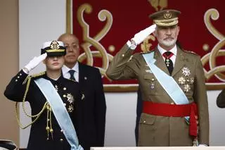 El desfile militar del 12 de octubre en Madrid, en imágenes