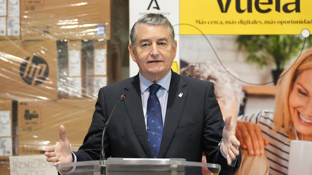 El consejero Antonio Sanz.