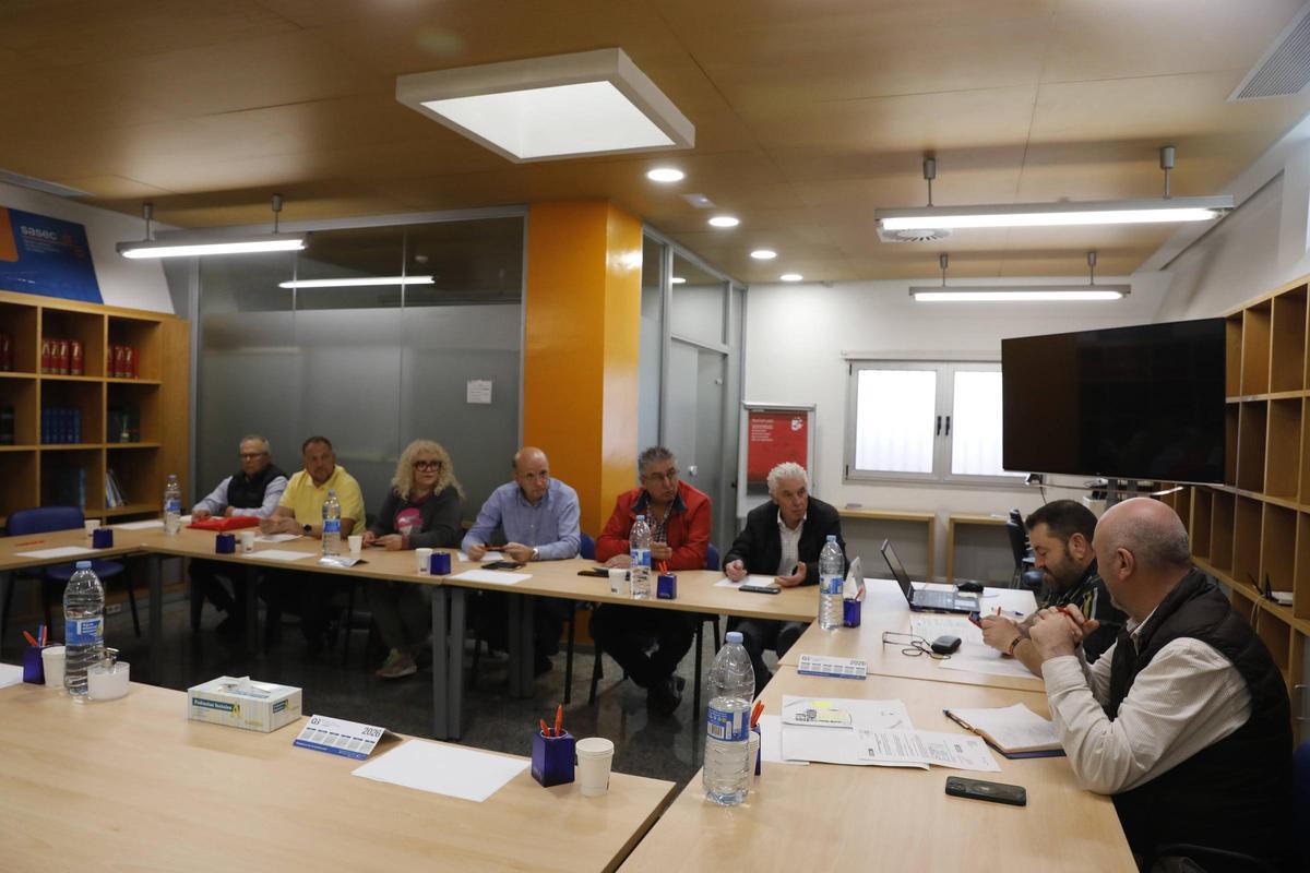 La reunión celebrada en el Sasec.