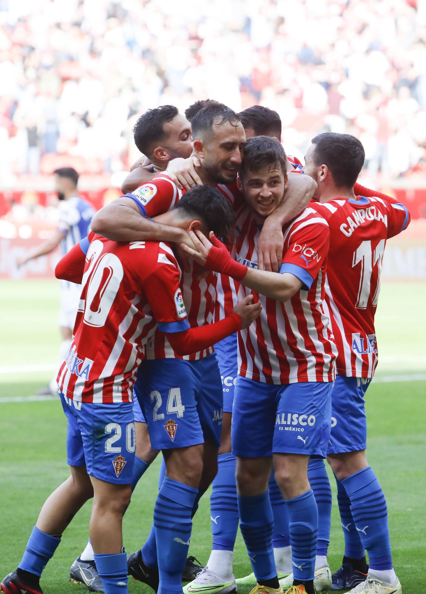 Así fue el encuentro entre el Sporting y el Alavés