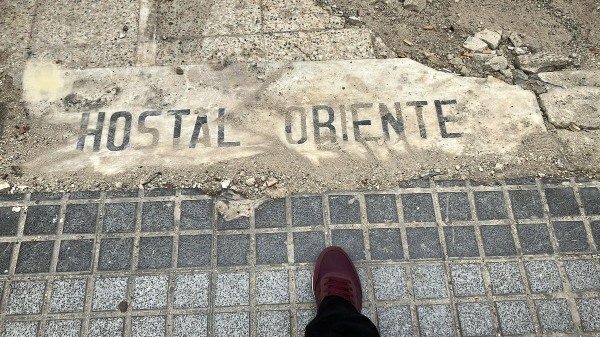 Loseta desaparecida del Hostal Oriente.