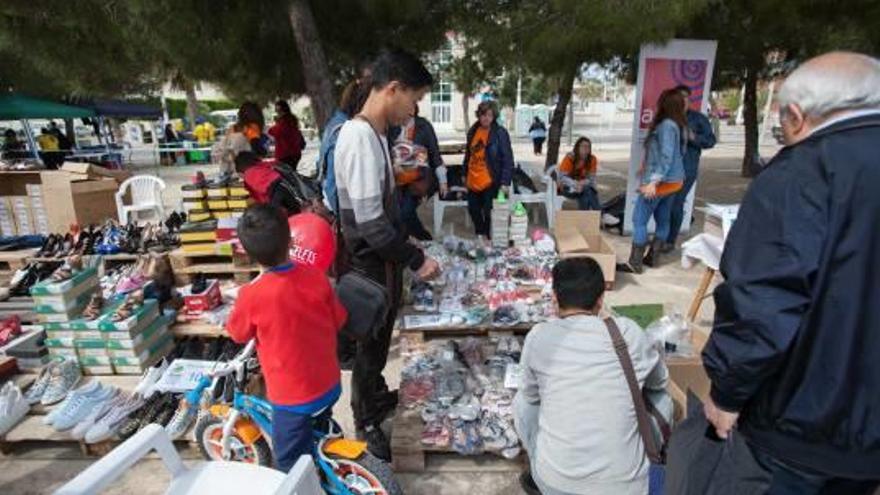 Deporte, un mercadillo y una paella llenan la Fiesta Solidaria de Elche Parque Empresarial