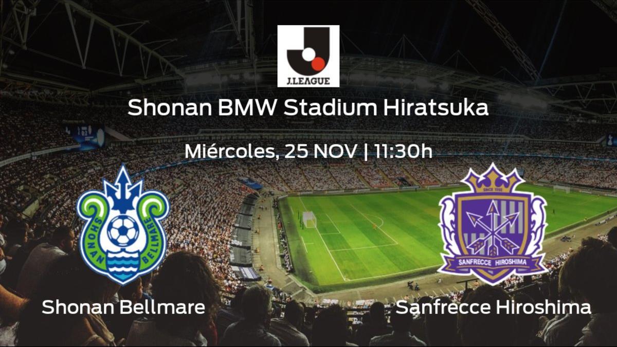 Previa del partido: el Shonan Bellmare recibe al Sanfrecce Hiroshima