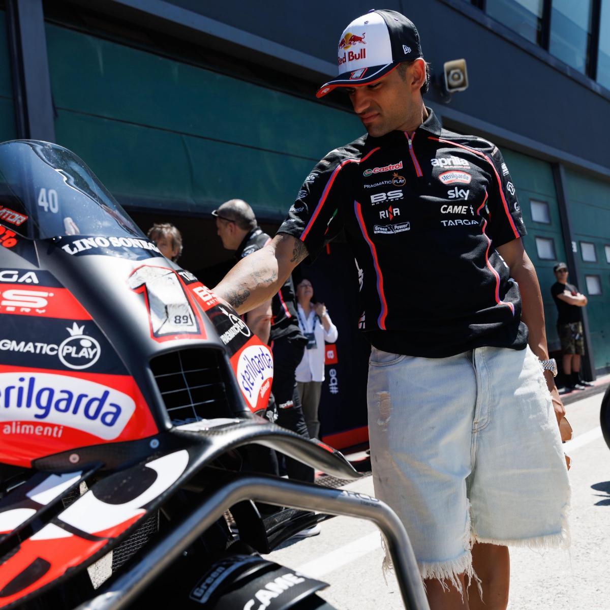 'Martinator' mira su Aprilia con el número 1 de campeón