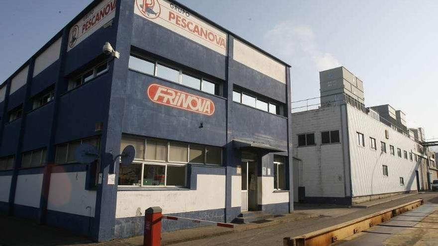 Exterior de la fábrica de Frinova en Porriño, una de las más productivas del grupo. // Jesús de Arcos