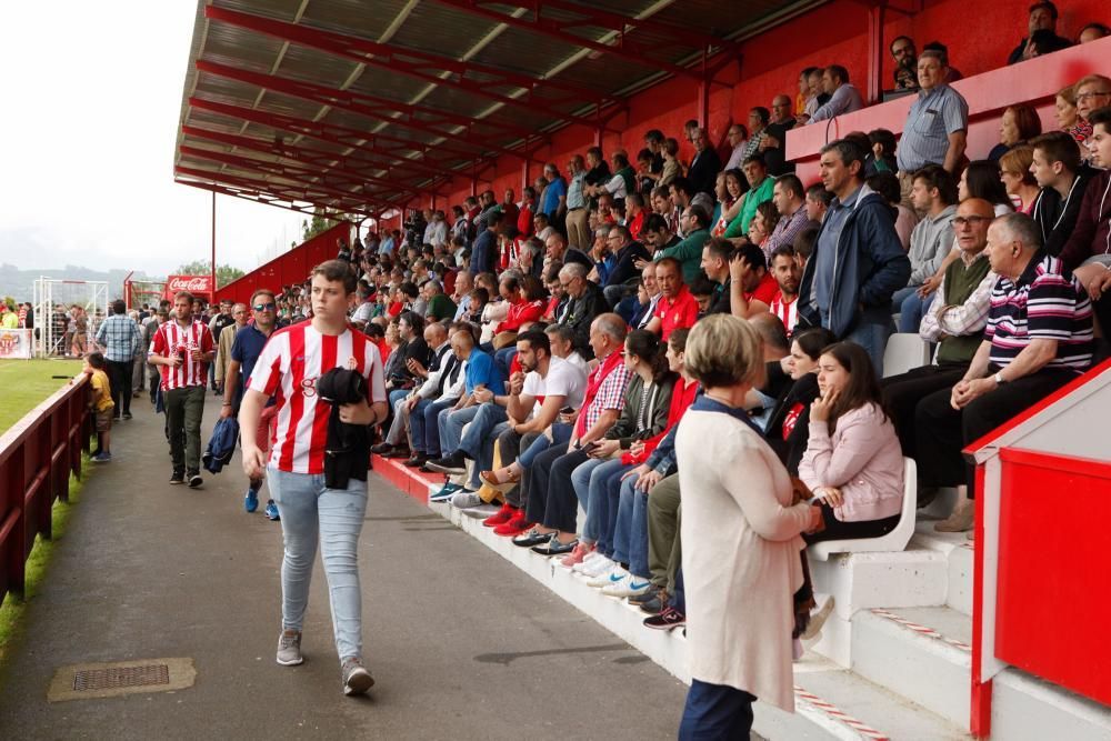 El Sporting B entra en la pelea por el ascenso a Segunda B