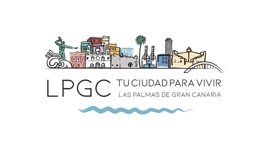 ¿Cuáles son los iconos de la ciudad que aparecen en la nueva imagen de Las Palmas de Gran Canaria?