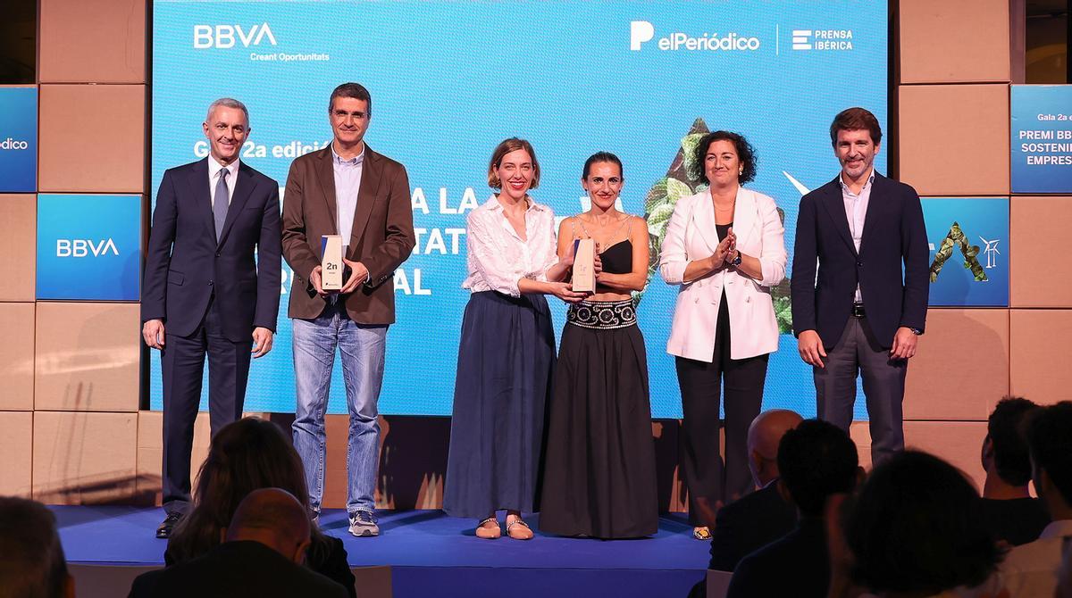 Lapona y Cooling Photonics ganadores de la 2a edición del Premio BBVAa la Sostenibilidad Empresarial. Lapona y Cooling Photonics ganadores de la 2a edición del Premio BBVAa la Sostenibilidad Empresarial.