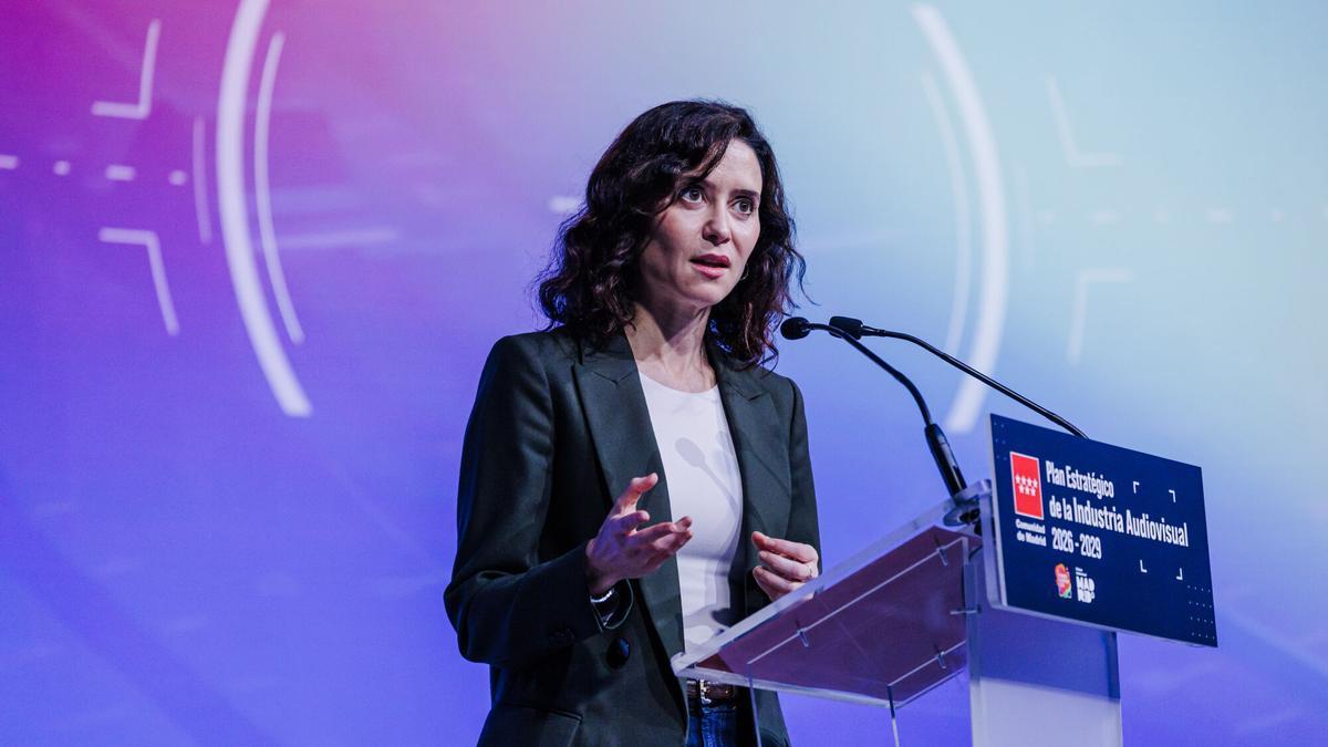 La presidenta de la Comunidad de Madrid, Isabel Díaz Ayuso.