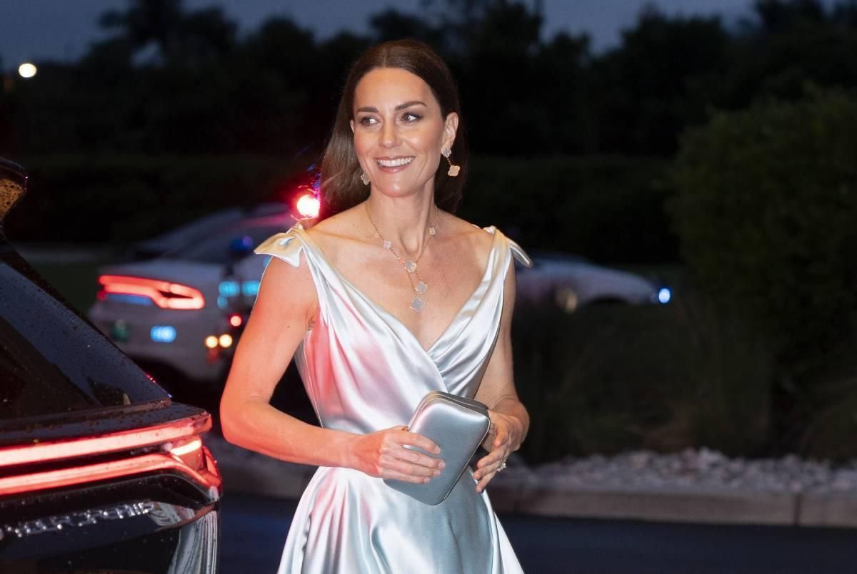 Kate Middleton en su última recepción en Bahamas
