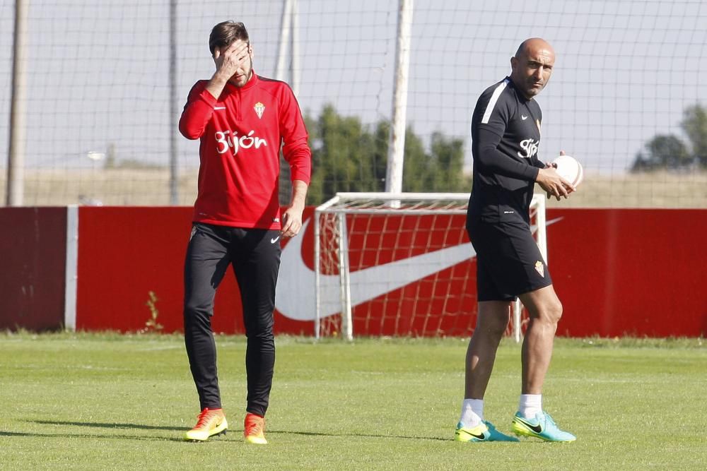 Entrenamiento del Sporting de Gijón