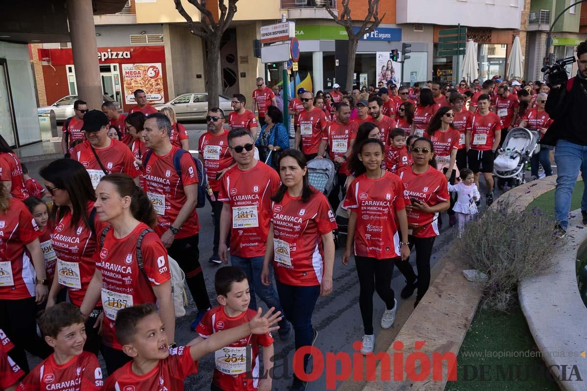 Marcha de la ONG Delwende en Caravaca