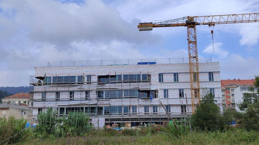 Estado de las obras de la gran infraestructura sanitaria de Moaña. | Santos Álvarez