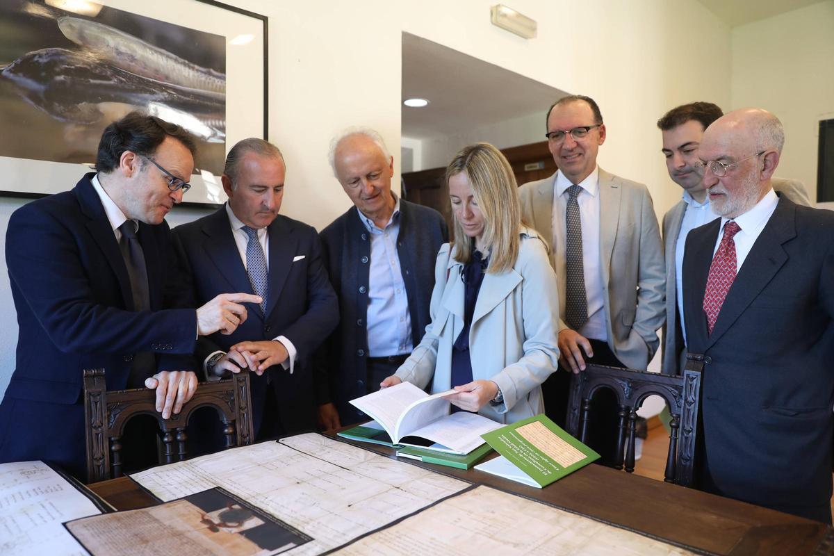 Presentación en el Monasterio de Cornellana del libro del milenario, obra de Miguel Calleja Puerta. "El Monasterio de San Salvador de Cornellana en la Edad Media (1024-1536)"