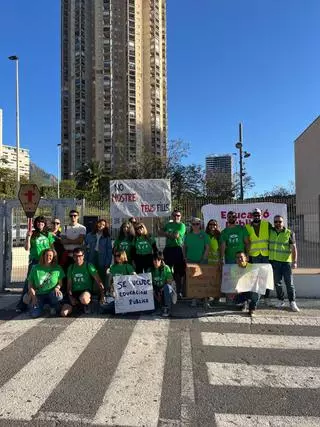 El sindicato de la enseñanza cifra en un 80% el seguimiento de la huelga en Benidorm y pide una negociación con propuestas serias
