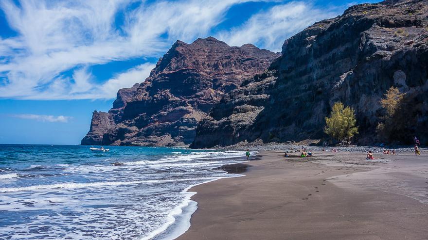 Un paseo por la playa de Güi Güi, en Gran Canaria