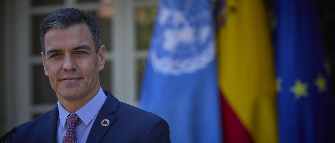 El presidente del Gobierno, Pedro Sánchez