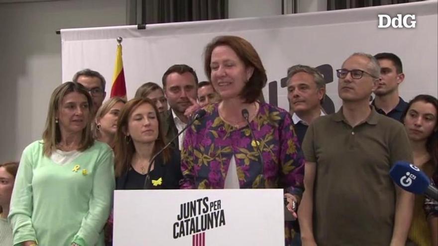 Vídeo: Així van viure la nit electoral Marta Madrenas i la resta d'alcaldables de Girona