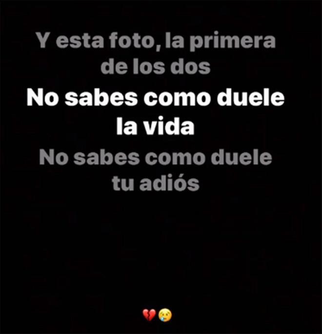 Stories de Adara con canción de Marc Anthony