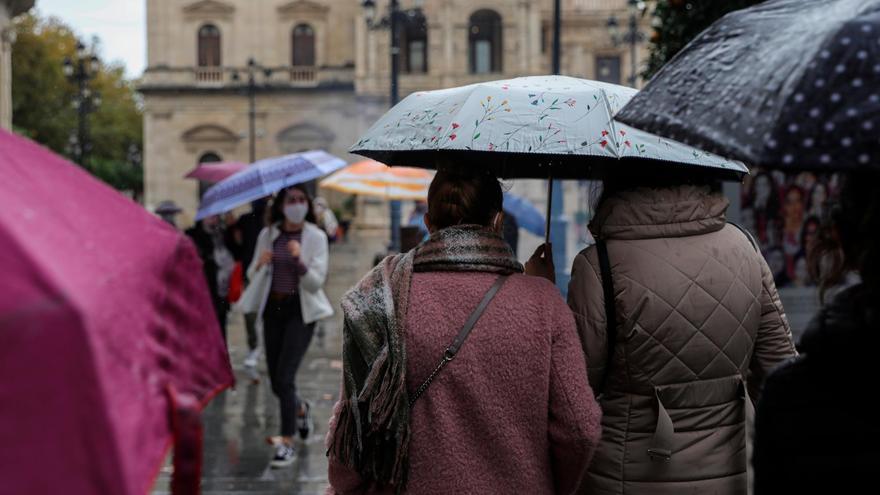 Una masa de aire polar traerá a Andalucía un descenso de los termómetros, lluvia y viento