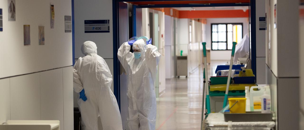 Imagen de archivo de la planta Covid del Hospital de Can Misses