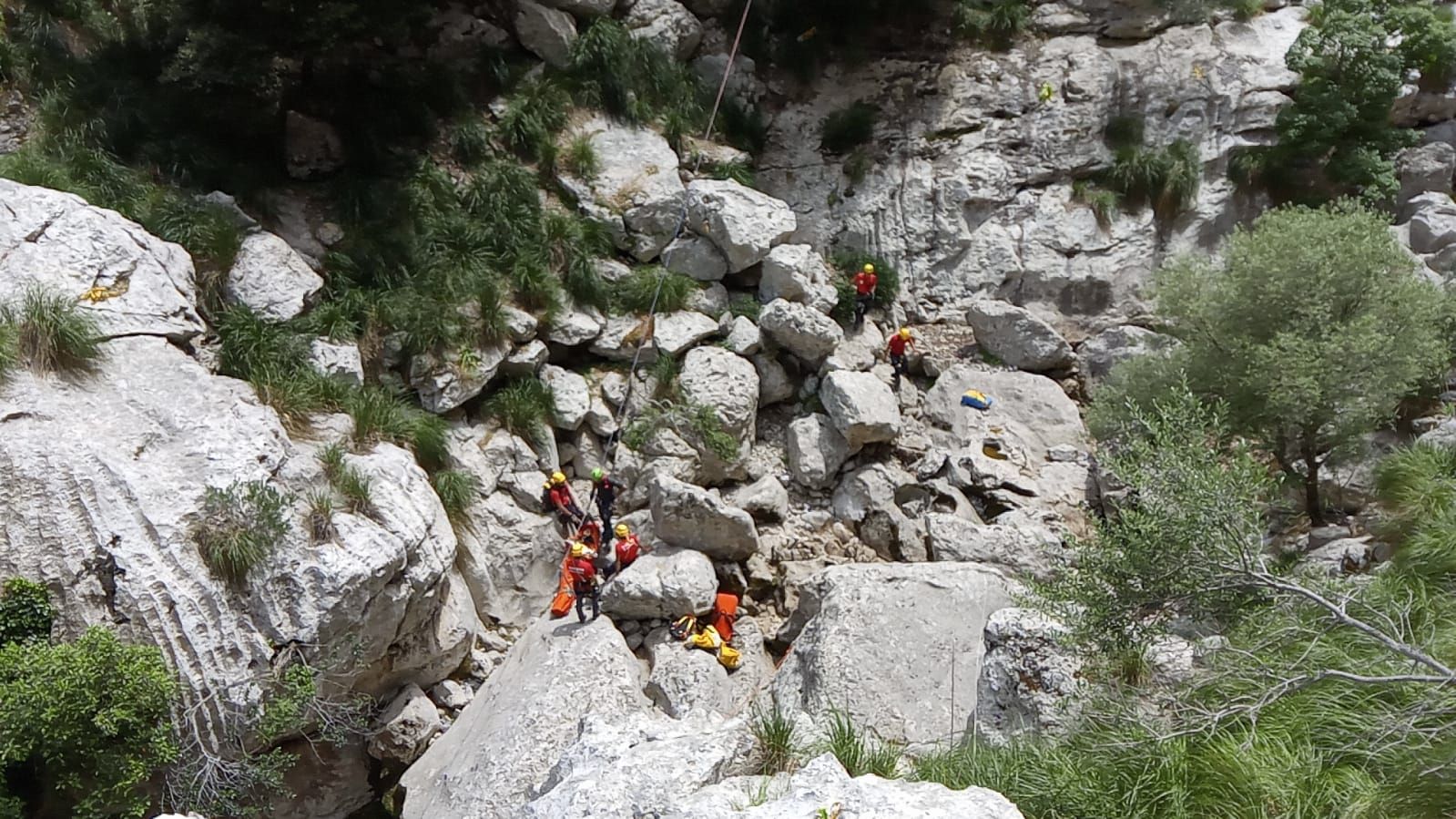 Rescatan a un excursionista en Escorca