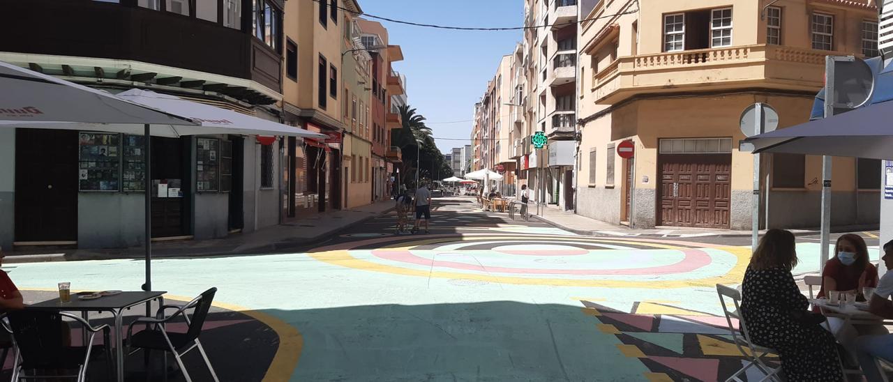 La Gran Vía Peatonal entre Alcaravaneras y Triana echa a andar