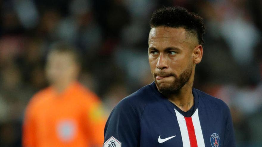 Neymar, durant un partit del PSG