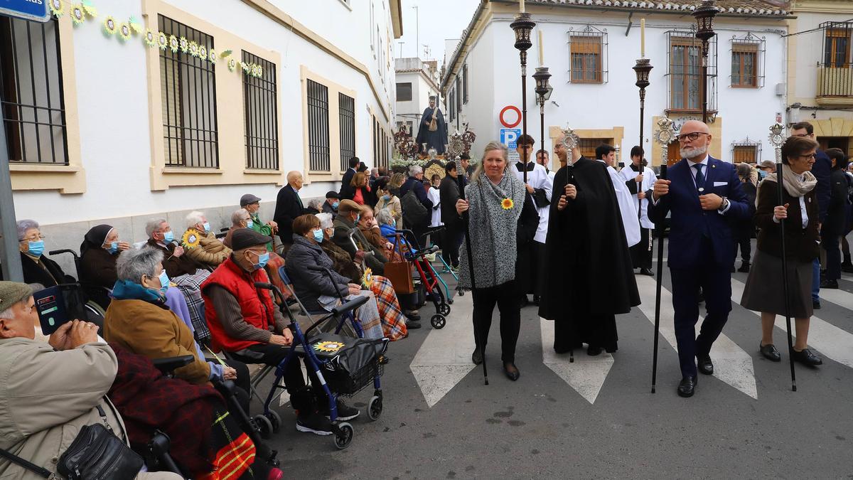 Procesión de la imagen del beato Padre Cristóbal, este domingo.