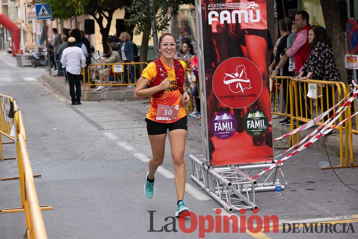 Carrera Popular Urbana y de la Mujer de Moratalla ‘La Villa, premio Marín Giménez (línea de meta)