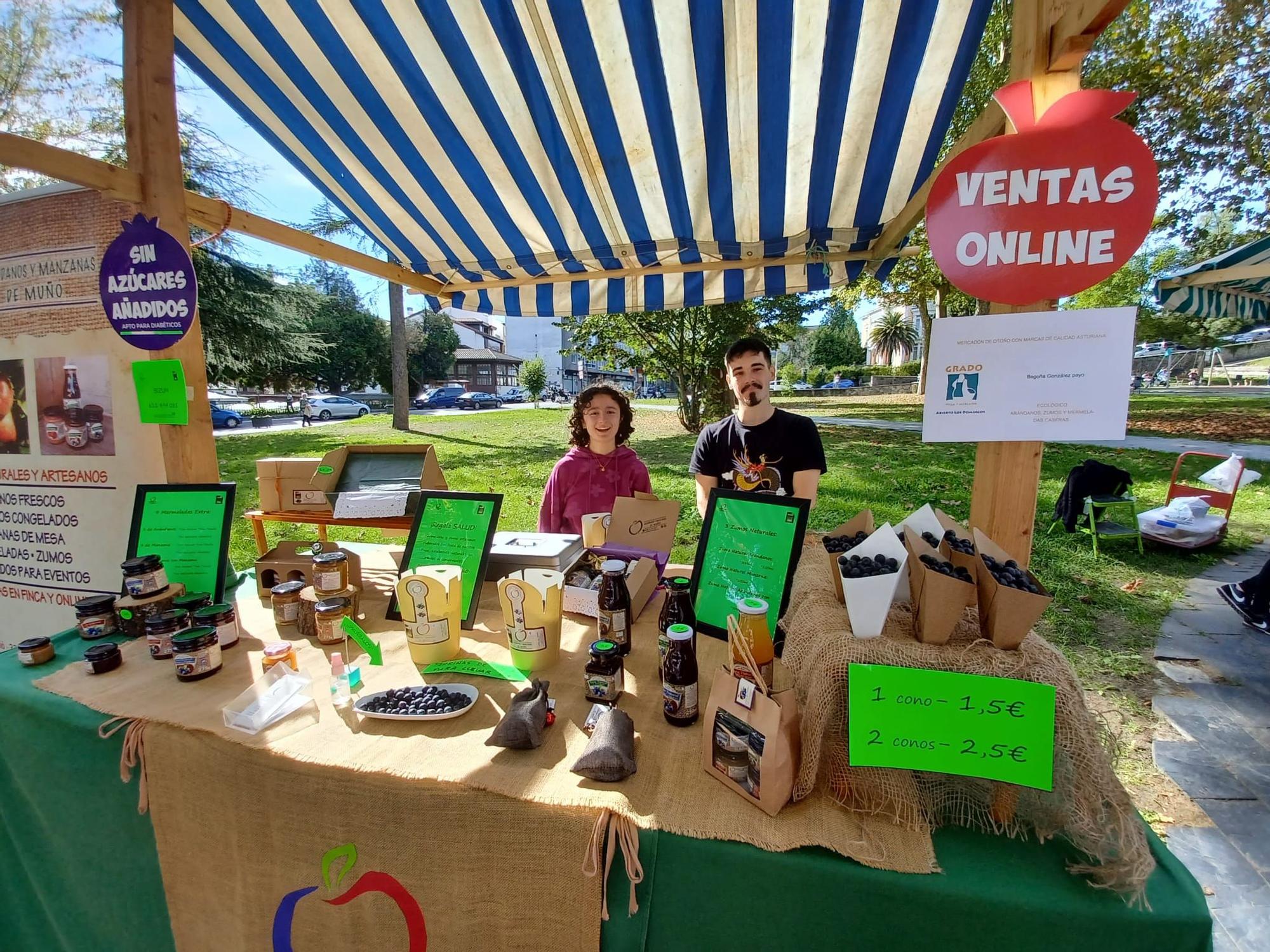 Grado, tradición y calidad en el gran mercadón de otoño: todas las imágenes de la cita dominical en la villa